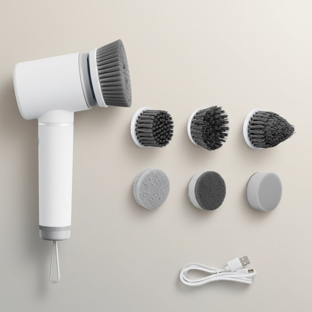 Deliora SpinClean™ 6-in-1 Electric Cleaning Brush