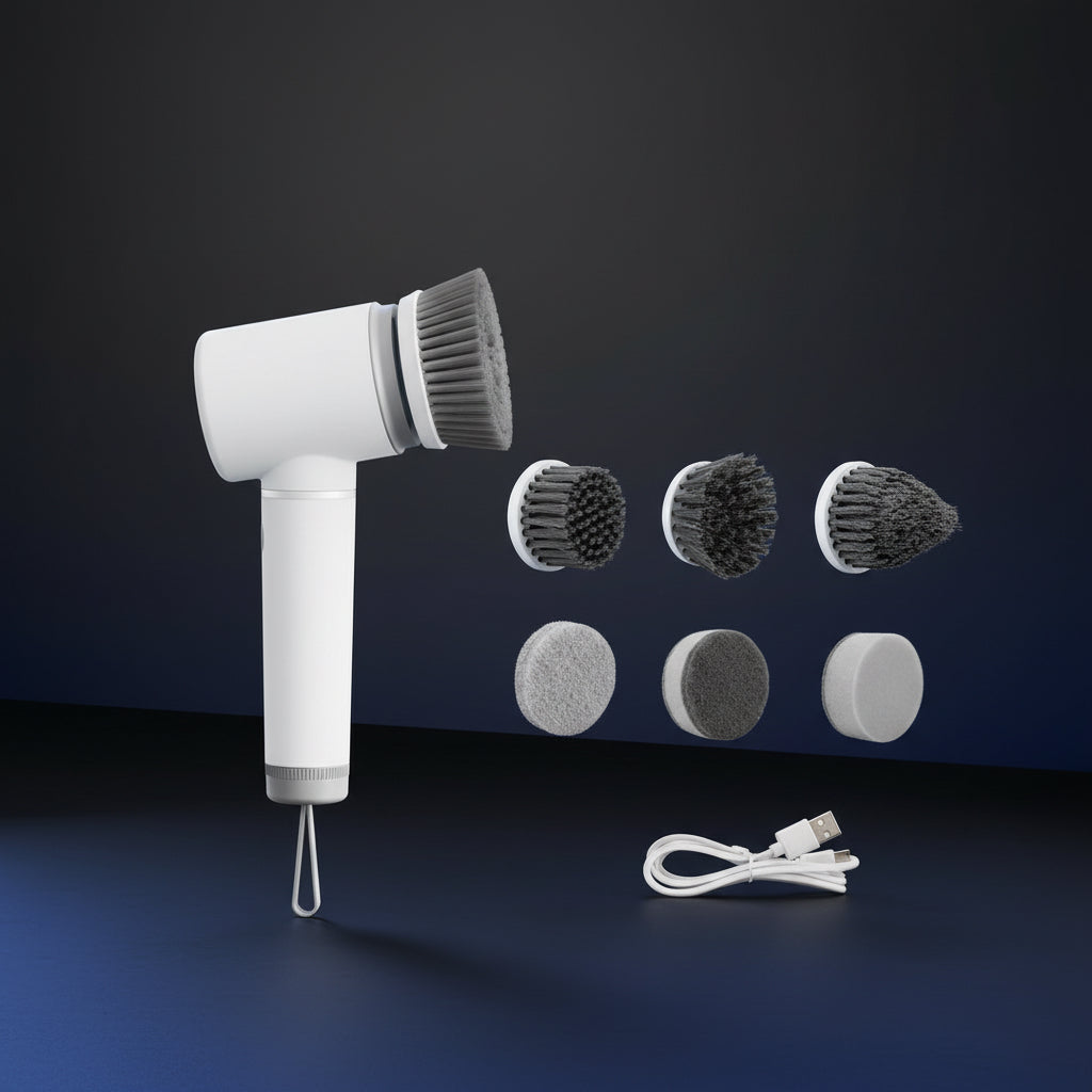 Deliora SpinClean™ 6-in-1 Electric Cleaning Brush