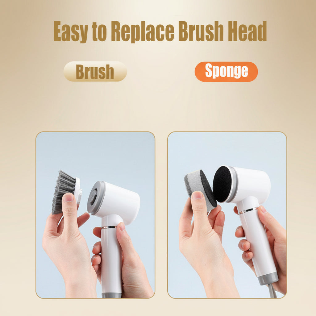Deliora SpinClean™ 6-in-1 Electric Cleaning Brush